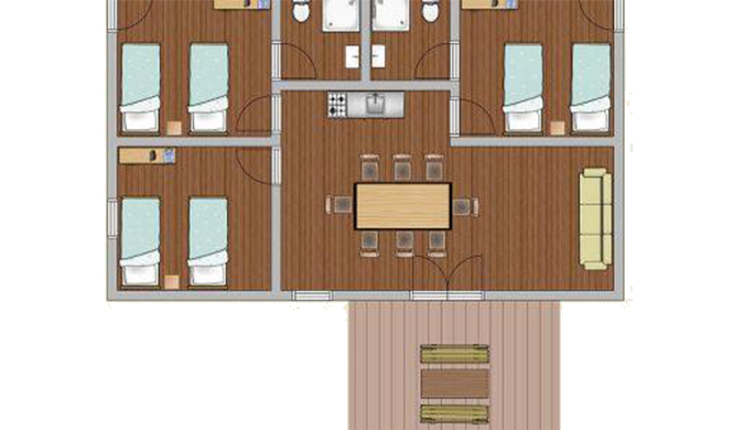 Plan chalet 6-8 personnes